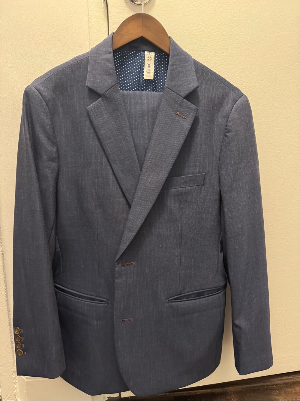 Full Men's Tailored Navy Suit from State & Liberty